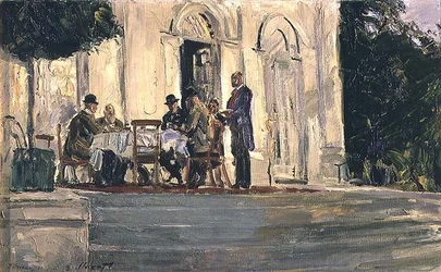 Cena sulla terrazza di Badenburg al Castello di Nymphenburg